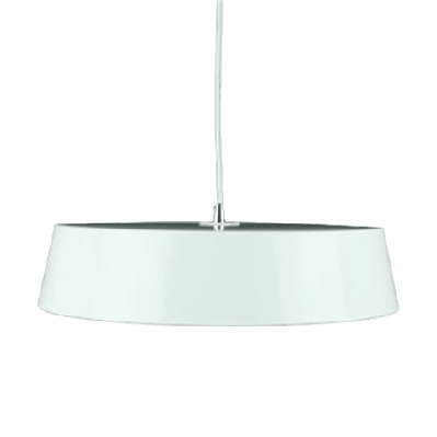 parra classic metal pendant light lamp high gloss finish - white