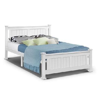 queen size wooden bed frame kids adults timber