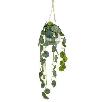 real touch begonia 105cm artificial plant flower arrangement decorative in hanging planter