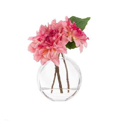 real touch hot pink dahlia 22cm artificial faux plant flower decorative in chanel vase