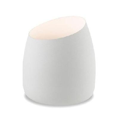reed uplight metal table desk lamp - white