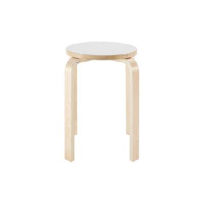 replica set of 4 aalto wooden low stools chair black