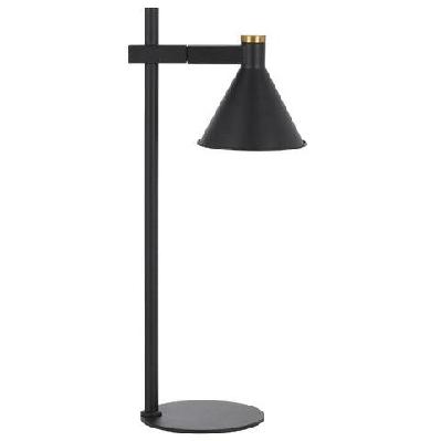 rosner modern table desk lamp light metal black sand