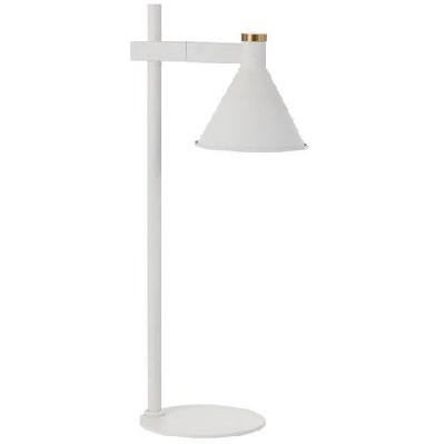 rosner modern table desk lamp light metal white sand