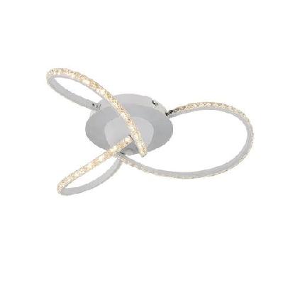 sayer dimmable 3-lights led modern elegant pendant lamp ceiling light - white