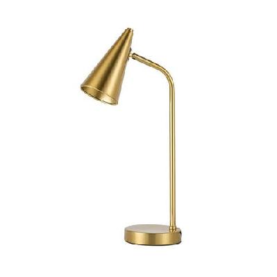 scott modern sleek desk table light lamp brass
