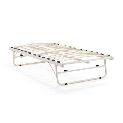 seattle metal bed frame pull-out trundle bed single size - white