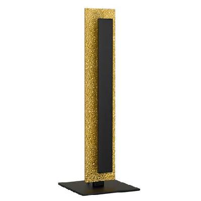 serano contemporary table desk lamp light aluminium acrylic black gold