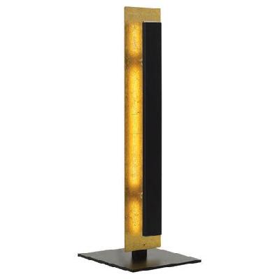 serano contemporary table desk lamp light aluminium acrylic black gold