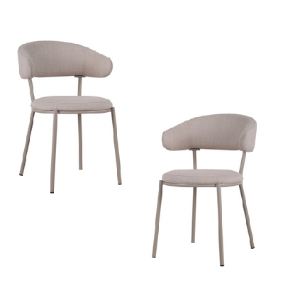 set of 2 corbin modern kitchen dining side chair chair metal legs shell 