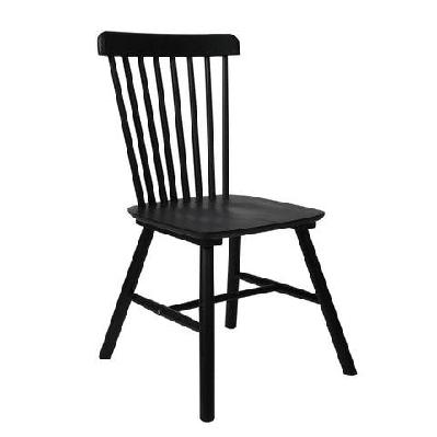 set of 2 dining chairs side chair replica kitchen wood furniture black