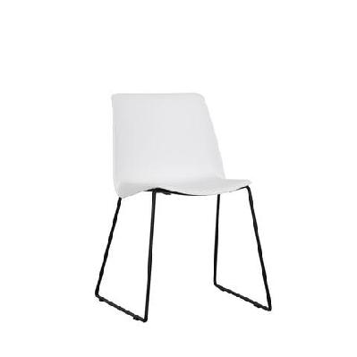 set of 2 timothy kitchen dining chairs - white white