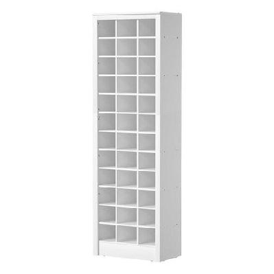shoe rack 12-tier 36 pairs storage white