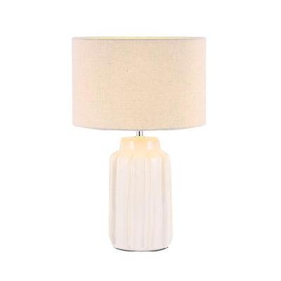 sierra ceramic table desk lamp light cream