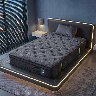 single mattress 34 cm 5-zone pressure relief&nbsp; pocket spring with reinforced edge support and breathable gel memory foam hybrid mattress