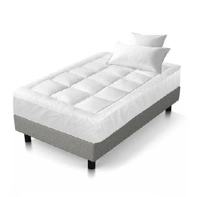single mattress topper bamboo fibre pillowtop protector
