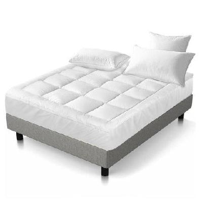 single mattress topper pillowtop 1000gsm microfibre filling protector