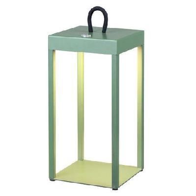 sotra modern table desk lamp light aluminium green sand