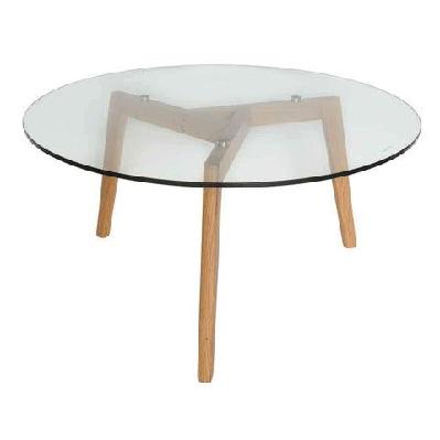stad round coffee table - natural