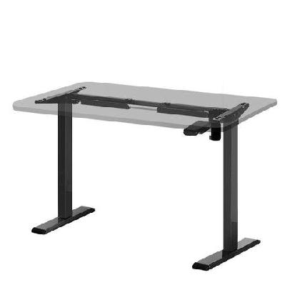 standing desk sit stand motorised height adjustable frame only black