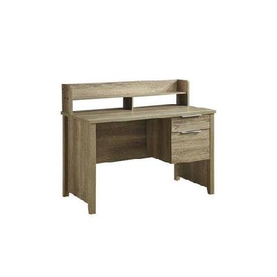 study desk with 2 drawers natural wood like mdf office desk table