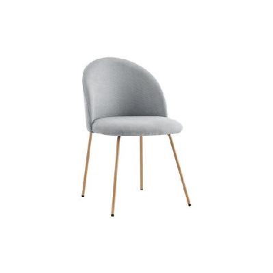 subiaco set of 2 velvet kitchen dining chairs grey