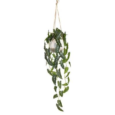 syngonium 105cm artificial plant flower arrangement decorative in hanging planter