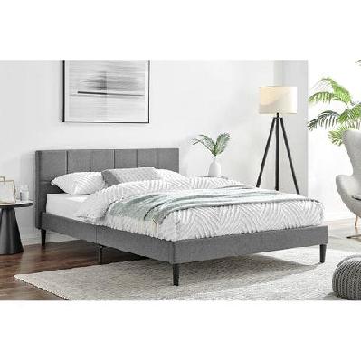 theodore bed frame - charcoal, double double