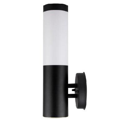 torre wall light es (max 18w) surface mounted stainless steel 304 black ip44