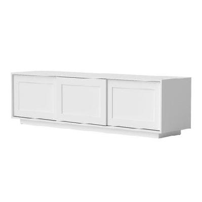 tv unit entertainment unit storage cabinet 160cm white