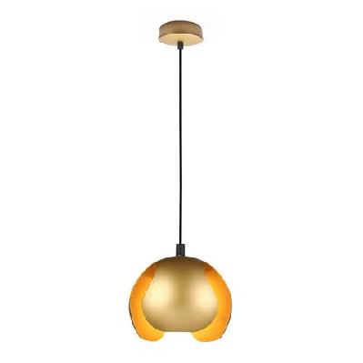 vaina pendant lamp light interior es 72w matte gold iron dome od135mm x h300mm