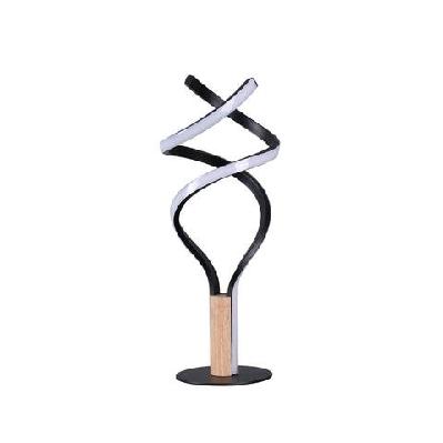 vechio modern led desk table light lamp metal/wood