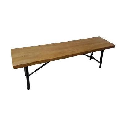 vegas rectangular dining bench 1.4m - maple