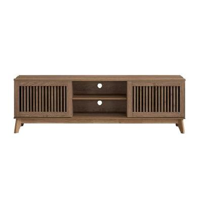 vellum lowline tv stand entertainment unit 180cm 2-doors oak