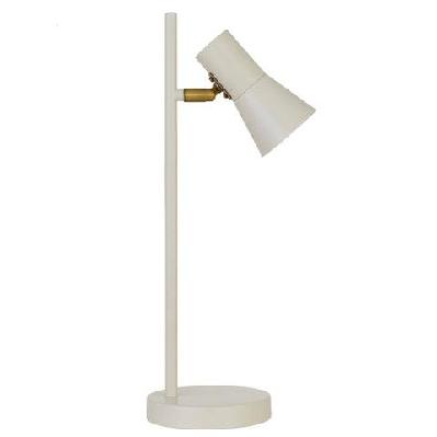 verik modern table desk lamp light metal beige satin