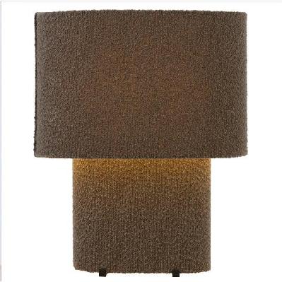 verso contemporary table desk lamp light boucle metal plastic coffee textured
