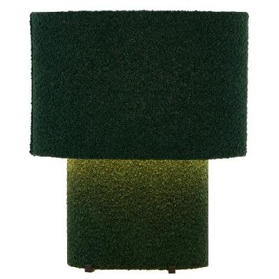 verso contemporary table desk lamp light boucle metal plastic green textured