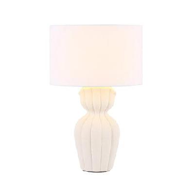 vesper ceramic table desk lamp light white