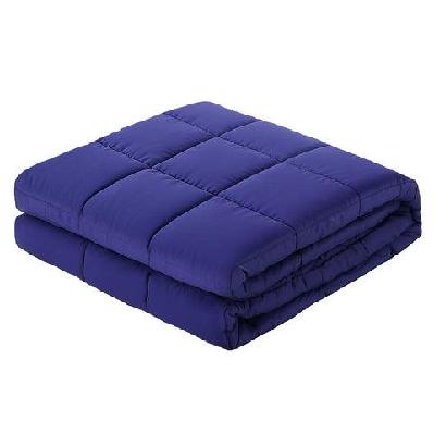 weighted blanket 9kg kids adults heavy gravity relax calm blue