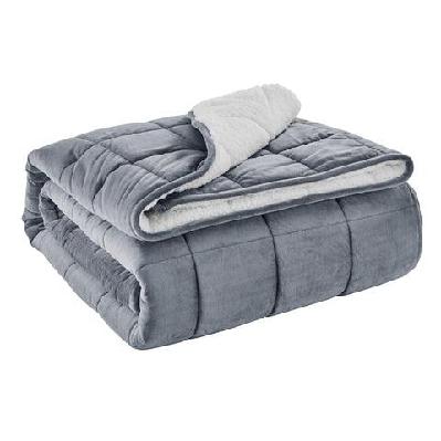 weighted sherpa blanket - charcoal, 9 kg 9kg