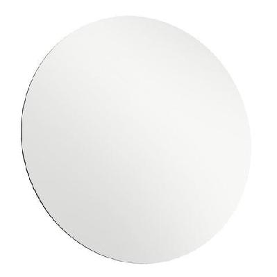 yezi 50cm round wall mirror frameless tempered glass