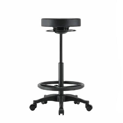 buro polo drafting stool pu black 