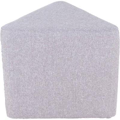 buro york ottoman triangle light grey 
