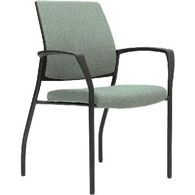 urbin 4 leg armchair glides black frame cloud seat and inner back 