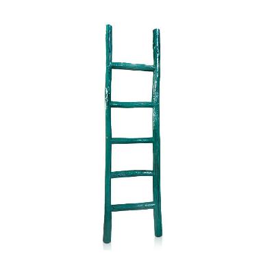 oriental decorative ladder - aqua (2 only) 