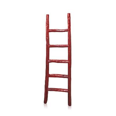 oriental decorative ladder - red (1 only) 