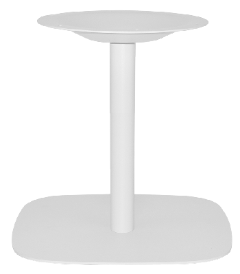 base coffee table arc 450mm white 