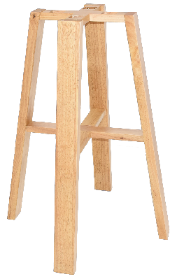 base only bar table chunk round natural 