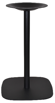 base table arc 450mm black - 730h mm