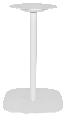 base table arc 450mm white 